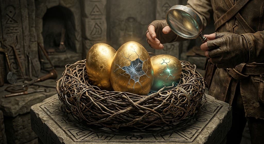 Ovos de ouro: questões latentes